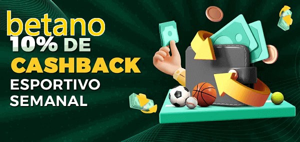 10% de bônus de cashback na betano