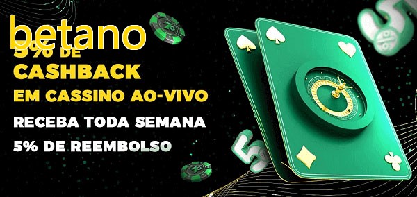 Promoções do cassino ao Vivo betano